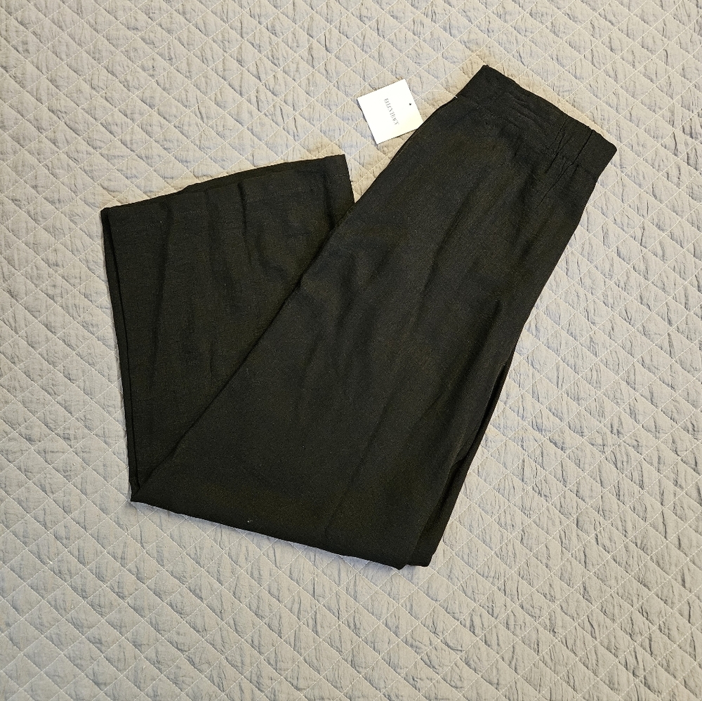Black Linen Pants (Medium)